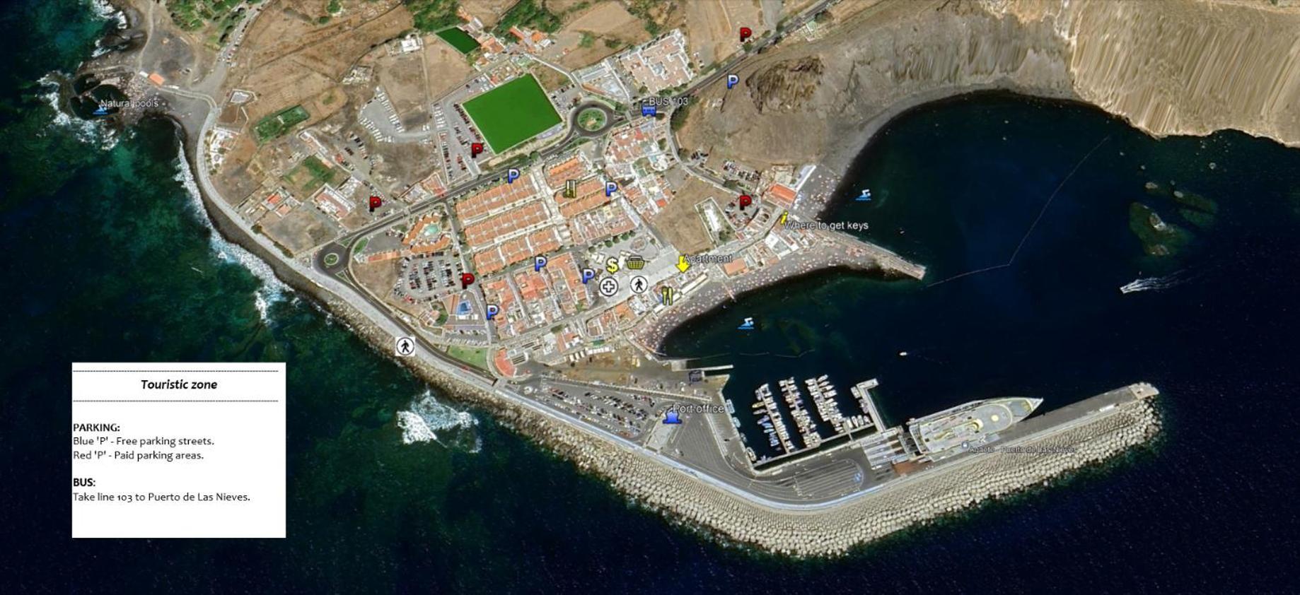 Апартаменты Casapello Seaview Пуэрто-де-лас-Ньевес Экстерьер фото